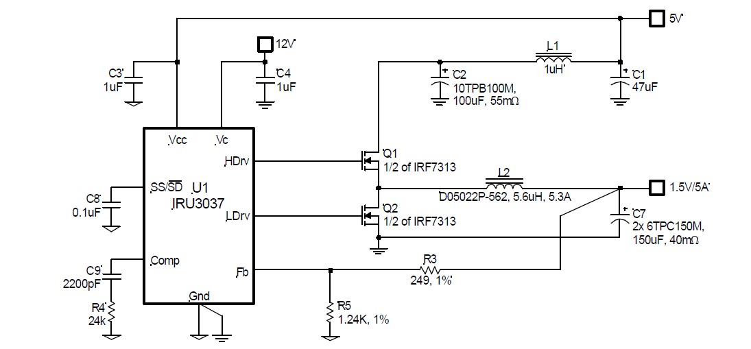 IRU3037CSTR pin connection