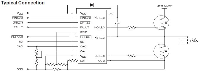 IR2135STRPBF pin connection