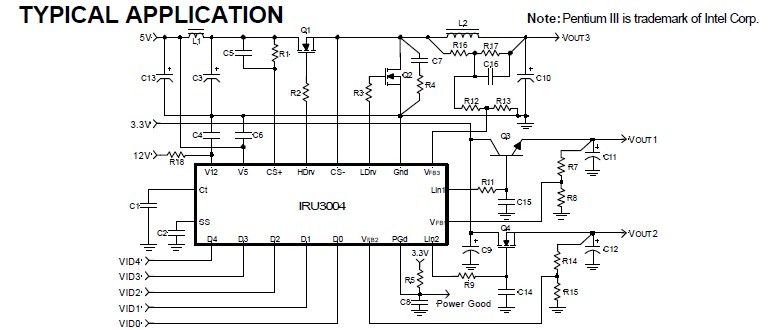IRU3004CWTR pin connection