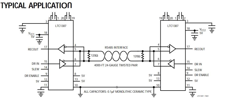 LTC1387ISW Circuit