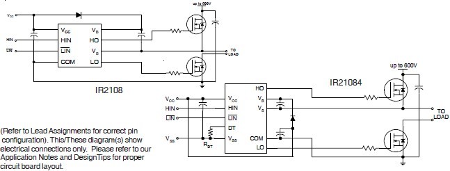 IR21084 pin connection