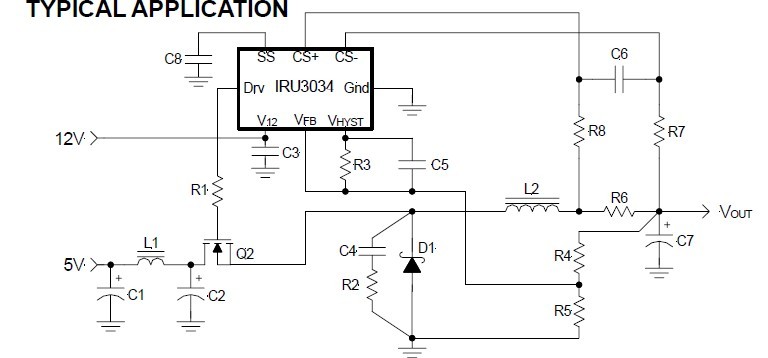 IRU3034CSTRPBF pin connection