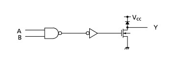 TC74HC03AF system diagram