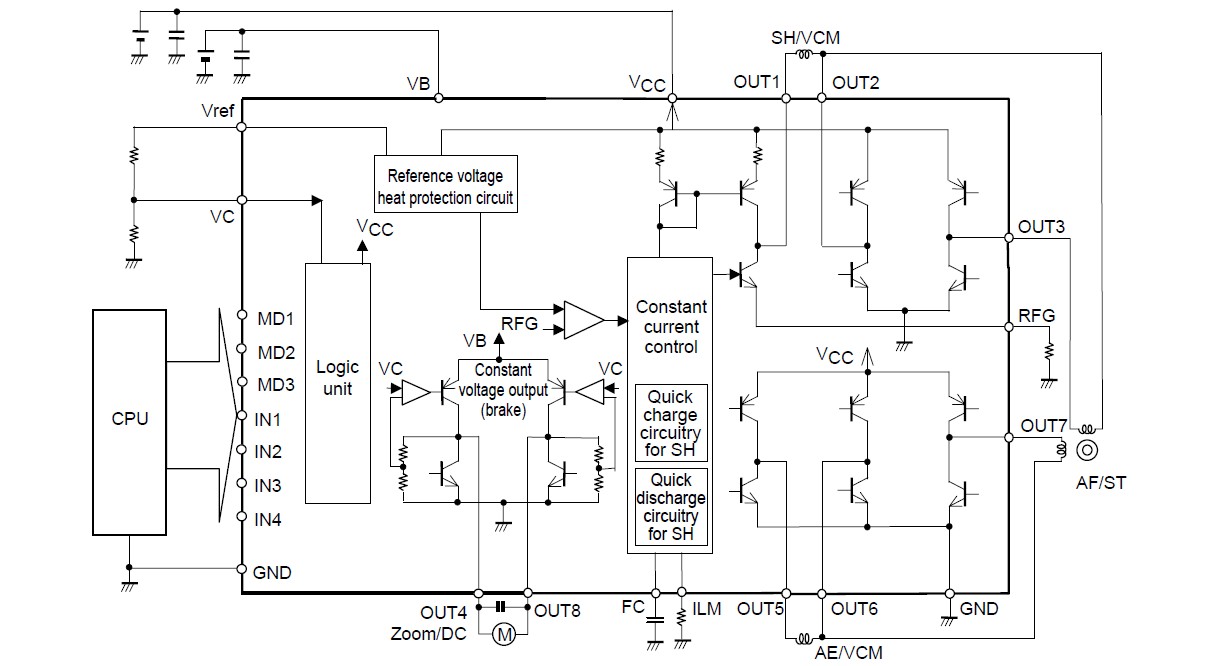 LB8652T-TLM-E pin connection
