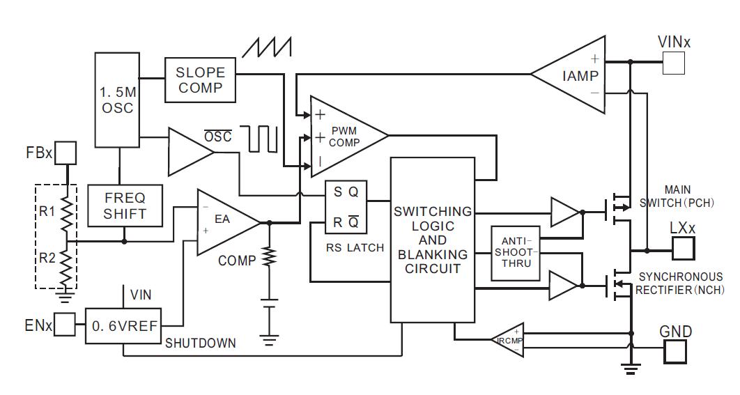 PAM2306AYPAA block diagram