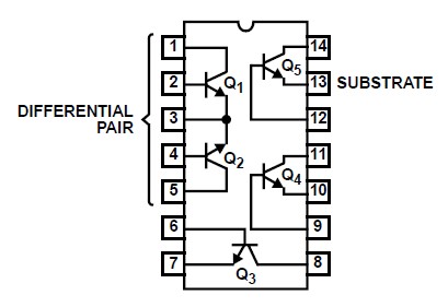 CA3046 pin connection