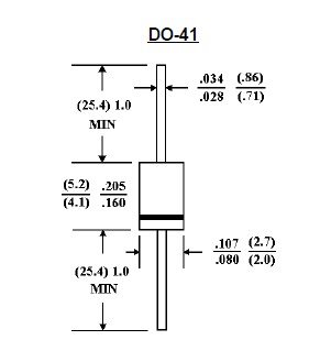 1N4002 pin connection