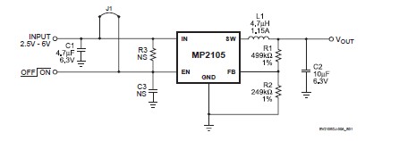 MP2105DJ pin connection