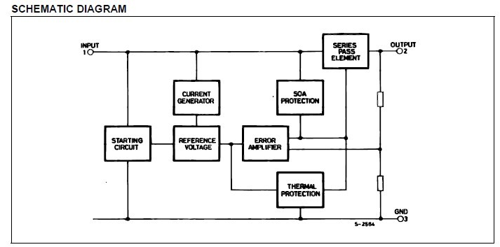 L78M09CDT pin connection