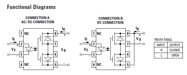 HSSR-7110 pin connection