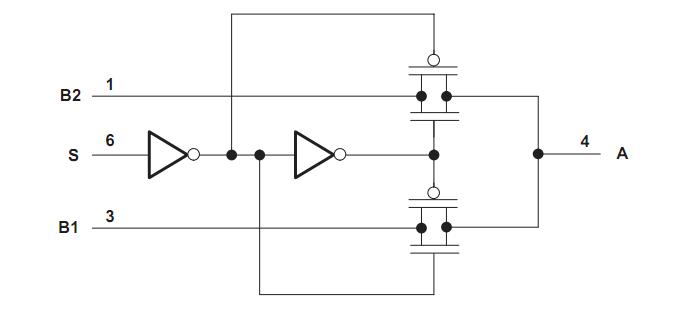 SN74LVC1G3157DCKR block diagram