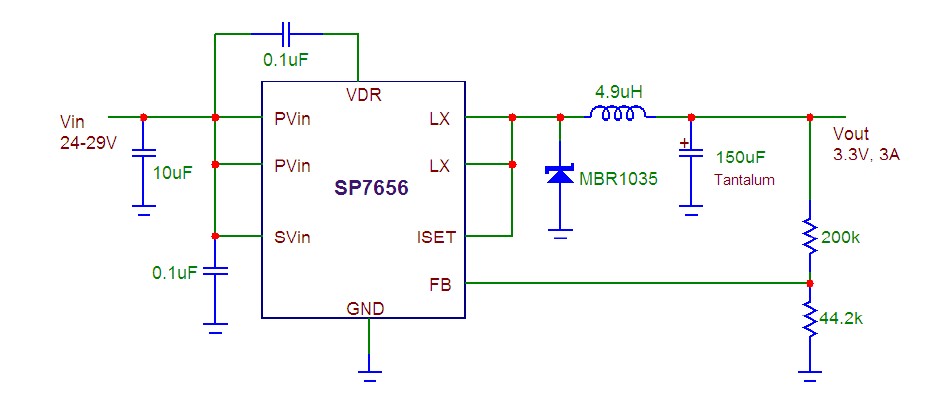 SP7656EN2-L pin connection