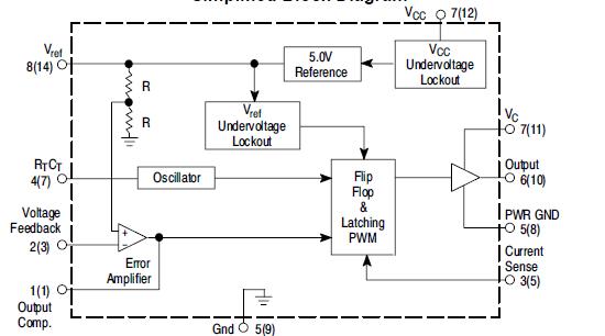 UC3844N block diagram