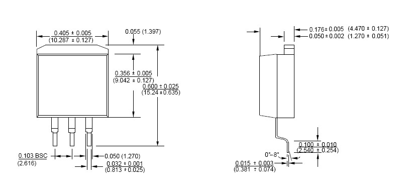 AS1117L-33 dimension