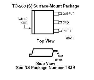LM2940SX-10 pin connection