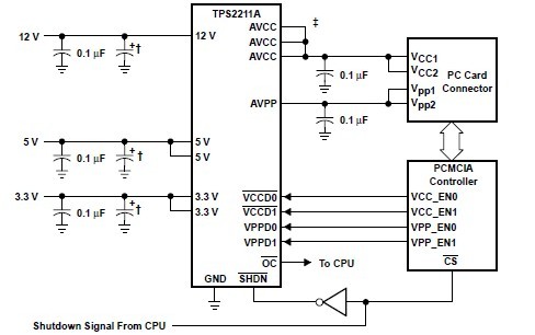 TPS2211AIDBR pin connection