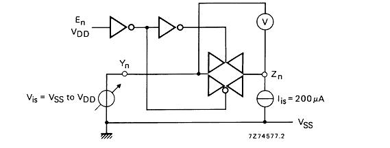 HEF4066BP Circuit
