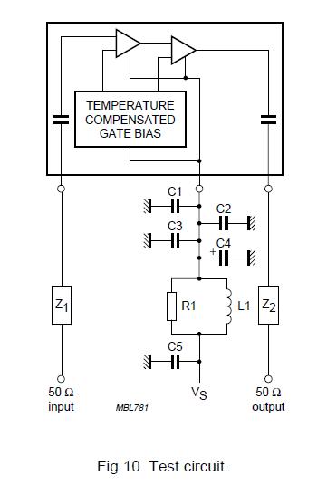 bgf1801-10 Test circuit