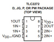 TLC2272CDR package dimensions