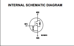 STF3NK80Z  internal schematic diagram