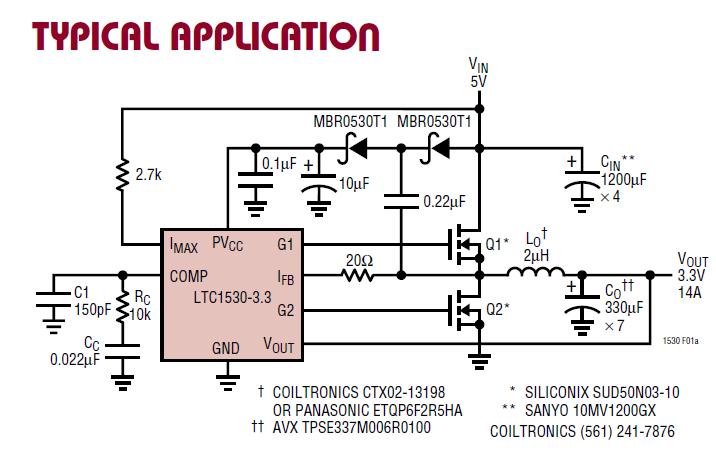 LTC1530CS8#TR pin connection
