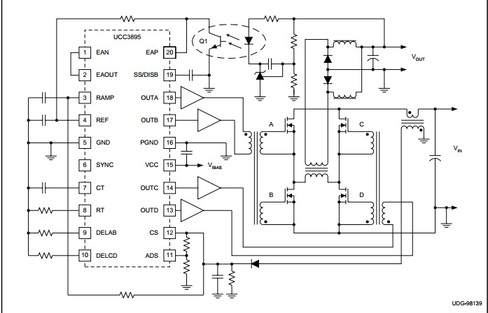 UCC3895DW application diagram