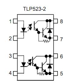 TLP523-2 block diagram