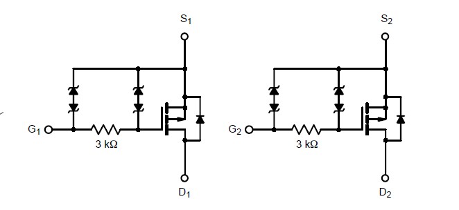 SI7901EDN-T1 pin connection