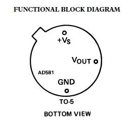 ad581jh pin connection