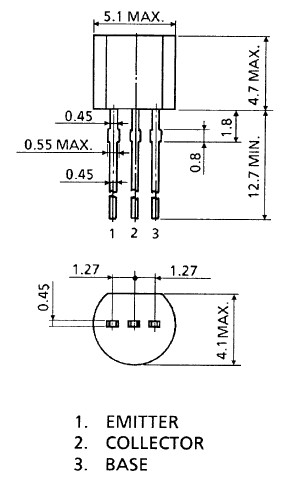 2SA970-GR pin connection