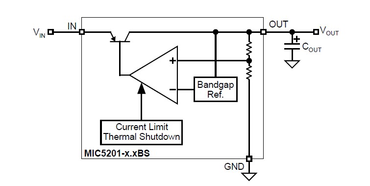 MIC5201-4.8BS pin connection