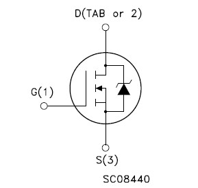 STD60NF55L-1 pin connection