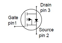 BSS84P pin connection