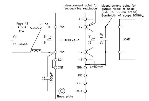 PH100F24-15 pin connection