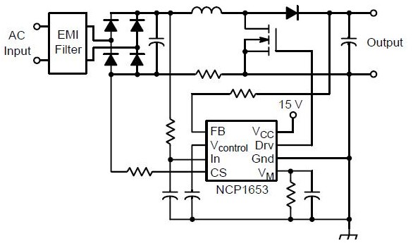 NCP1653ADR2G block diagram
