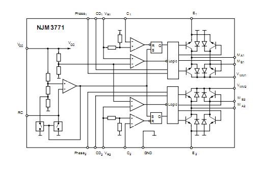 NJM3771D2 block diagram