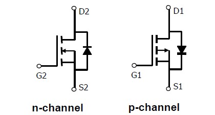 AO4612 pin connection
