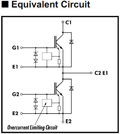 2MBI75J-120 pin connection