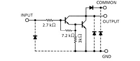 ULN2003APG Schematics (each driver)