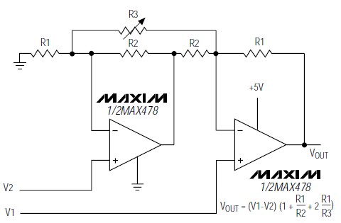 MAX478CPA pin connection