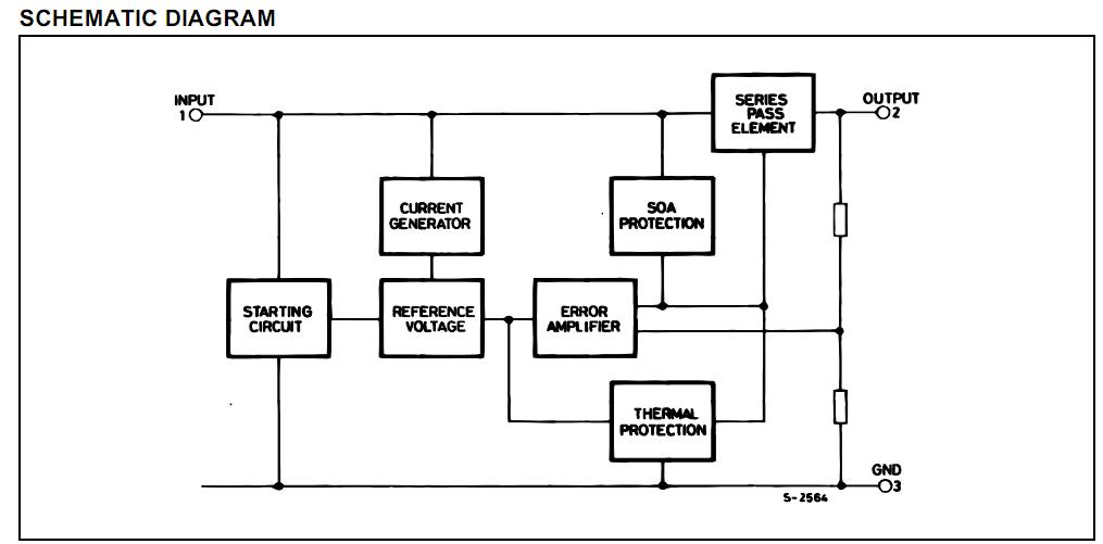 L78M06CDT-TR pin connection