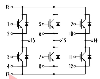 6MBI25S-120-02 pin connection