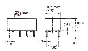 G6A-234P-DC12V pin connection