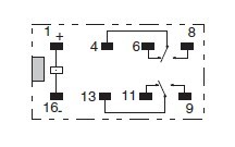 g6ak-234p-12vdc pin connection