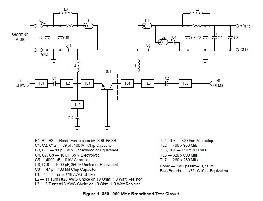 MRF898 pin connection