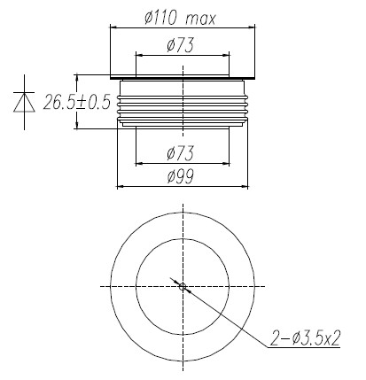 ZPX 4400-(1600V~2200V) dimension