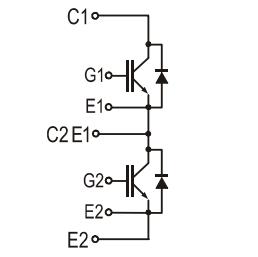 2MBI150S-120 Equivalent Circuit
