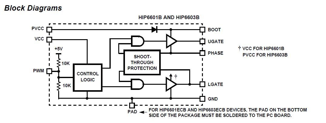 HIP6601BCB pin connection