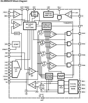 ISL6556BCB-T pin connection