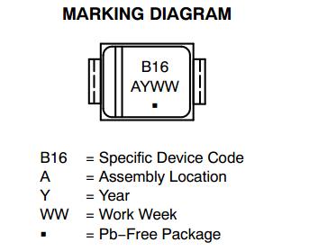 mbra160t3g marking diagram